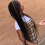 Knotless braids small