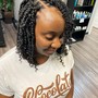 Flat Twist up-do w/ individual twists