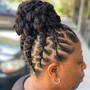 Dreadlocks retwist w/style