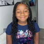 Kid's Box Braids Hair Included (Traditional or Knotless) Specify which one in the notes section