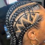 2 Feed In Braids