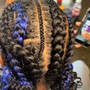 2 Feed In Braids