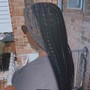 Knotless braids  (medium)