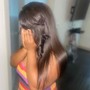 Sew in with Lace closure (ear to ear frontal)