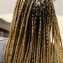 Large Knotless Box Braids