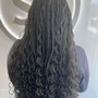 Medium Bohemian /Goddess knotless  Braids (price and time depend on if you are using synthetic or human hair)