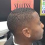 Beard Trim with barber edge up