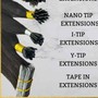 Luxury Extensions STUDENTS (Tapes, Fusions, or Micro-link wefts) up to 18”