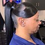 Sleek Ponytail/ Bang/Swoop/Updo