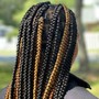 Poetic Justice Braids(rubber band method)