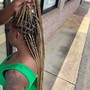 Feed-in stitch Ponytail