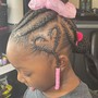 Kid's Clarifying Wash/Feedin Braids with knotless braids