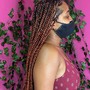 Braids/ Faux Loc Elbow Length Charge: ( ADD ON)