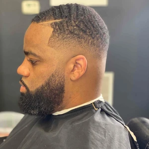 taper fade haircut with beard