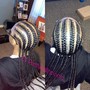 Big Tribal/ layered braids