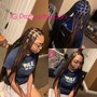 Medium knotless/ box Braids