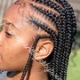 Fulani Tribal braids Medium (boho )