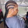 Straight back feed-in braids 6