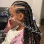 Kid's knotless braids large