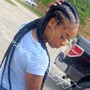 Straight back feed-in braids 6