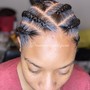 Straight back feed-in braids 6