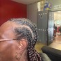 Knotless box braids