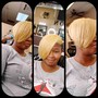 Full head bleach + Tone