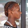 Goddess Braids | 2 feed-in braids