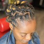 Half Head (short hair) Plaits/ Twists