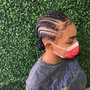 Stitch Braids / Cornrows (4-6)