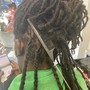 Loc detox. Partial head /short hair