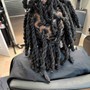 Add beads to twist or locs