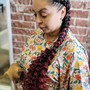 Box Braids on natural hair