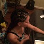 Straight back Braids (no weave)