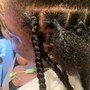 Knotless braids