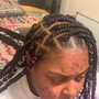 Straight back Braids (no weave)