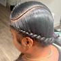 Large Knotless braids