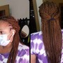 Partial take-down boho braids