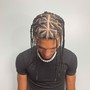 Men’s Box Braids with Beads