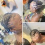 Bride Retwist +Style( w/hair extensions)