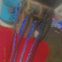 Small Knee length Box Braids $310