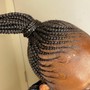 Ponytail Cornrows  + extra $10 for hair if you want me to provide hair only natural color