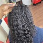 Weave ponytail (relaxed hair)