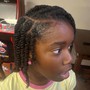 Kids Box Braids with extensions