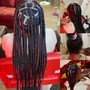 Medium Knotless braids hair included