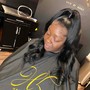 Weave with closure