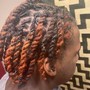 Loc Maintenance (crochet for plentiful or new growth of more than 3 in.