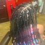 Kids Box Braids with extensions