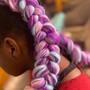 Kid's Braids W/weave