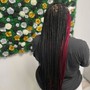 Half Up/Half Down Quick Weave